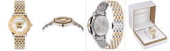 Versace Women's Swiss La Medusa Two Tone Stainless Steel Bracelet Watch 38mm